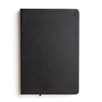 Personalized Black Faux Leather Journals