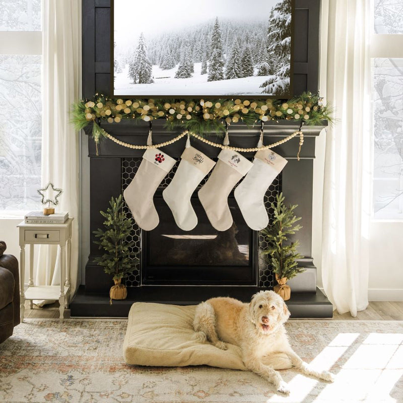 Personalized Cotton Stocking with Tassel - Pet Designs