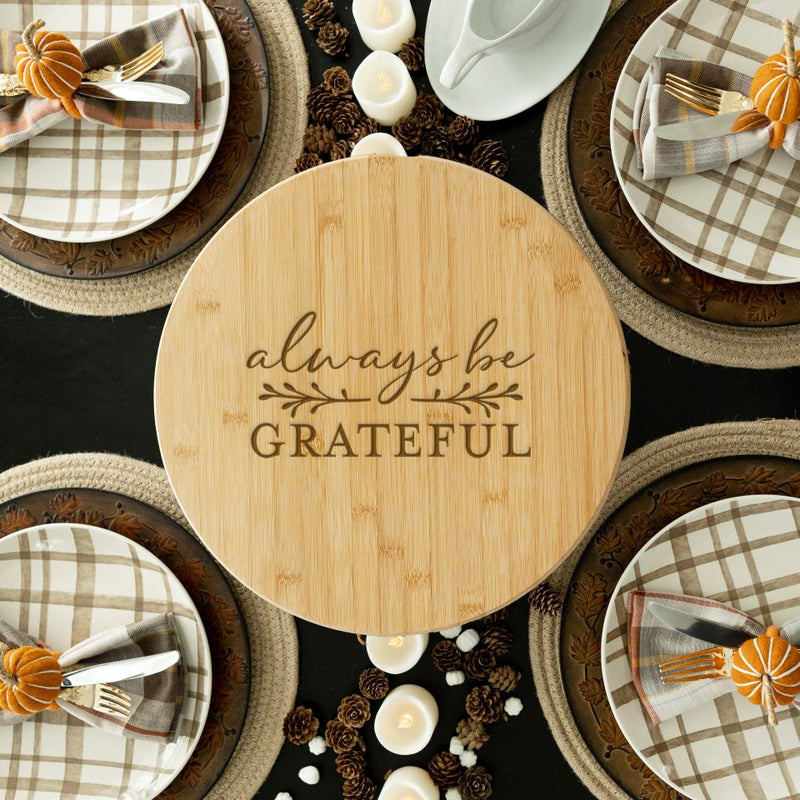 Personalized Lazy Susan - Thanksgiving designs