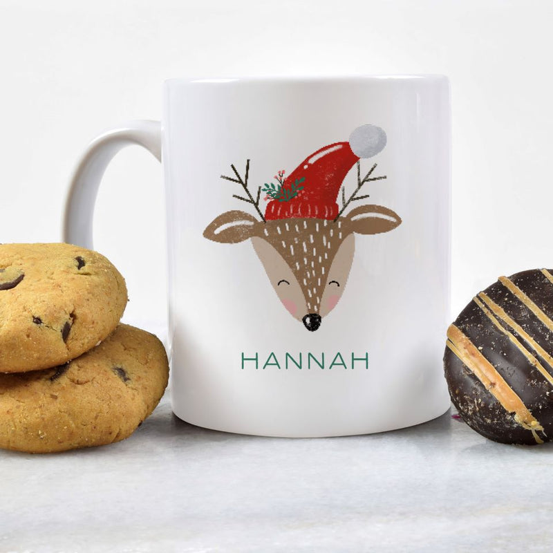 Personalized Merry and Bright Christmas Mugs