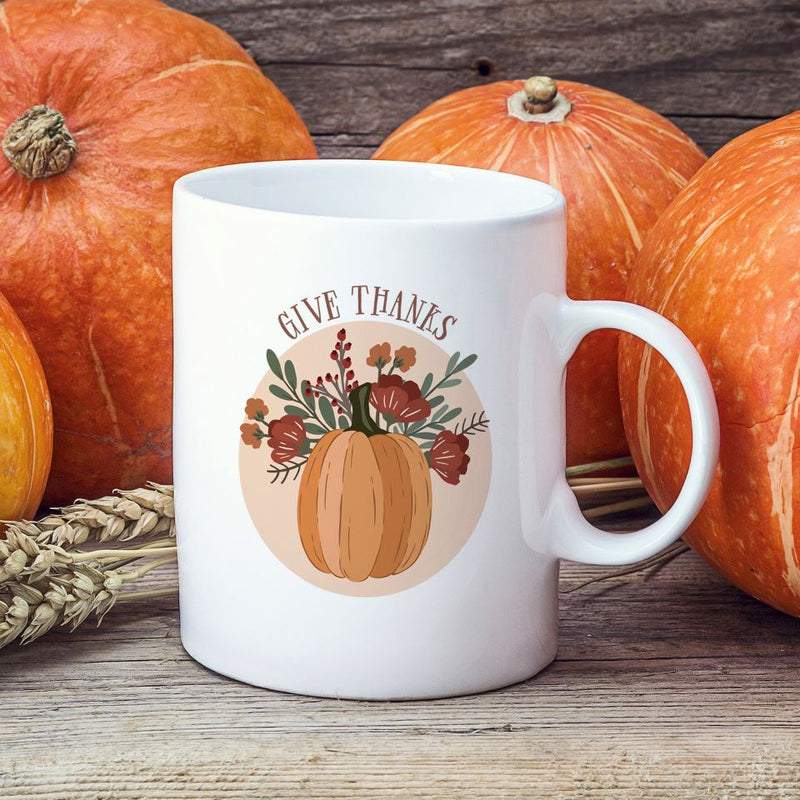 Personalized Thanksgiving Mugs