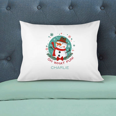 Personalized Merry and Bright Kids' Christmas Pillowcases