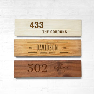 Personalized Porch House Signs (5x15)