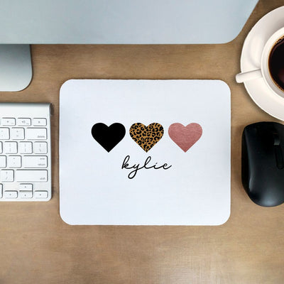 Personalized Animal Print Mouse Pads