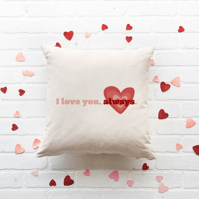 Non-Personalized Valentine's Day Throw Pillow Covers