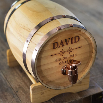 Personalized Mini Whiskey Barrel