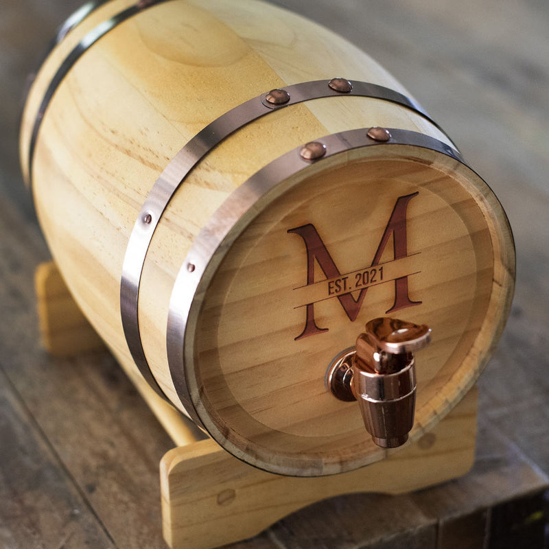 Personalized Mini Whiskey Barrel