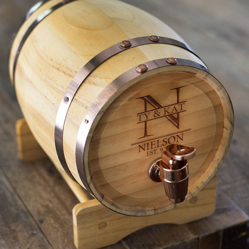 Personalized Mini Whiskey Barrel