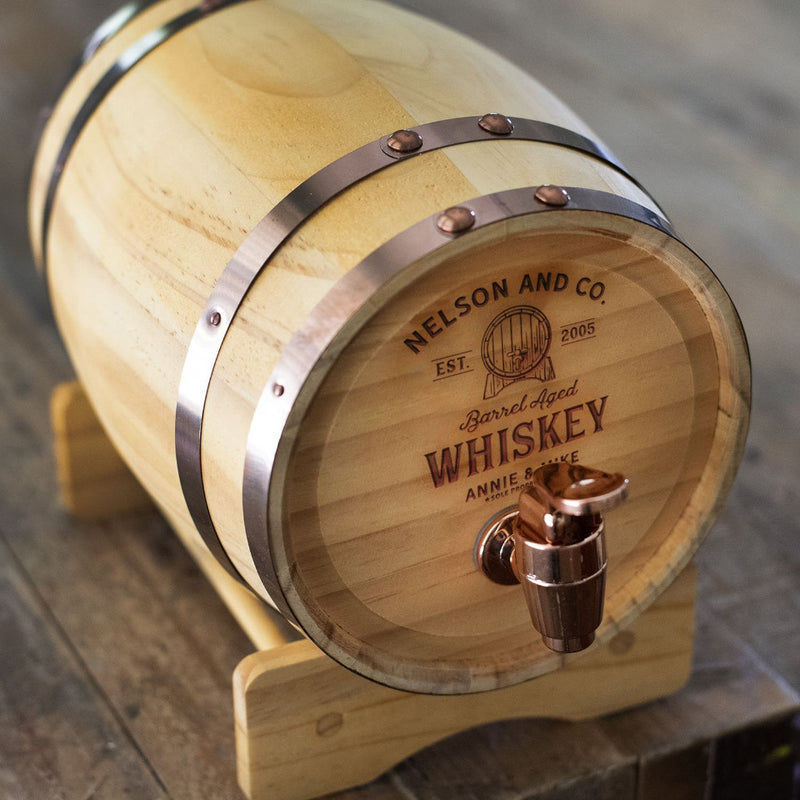 Personalized Mini Whiskey Barrel