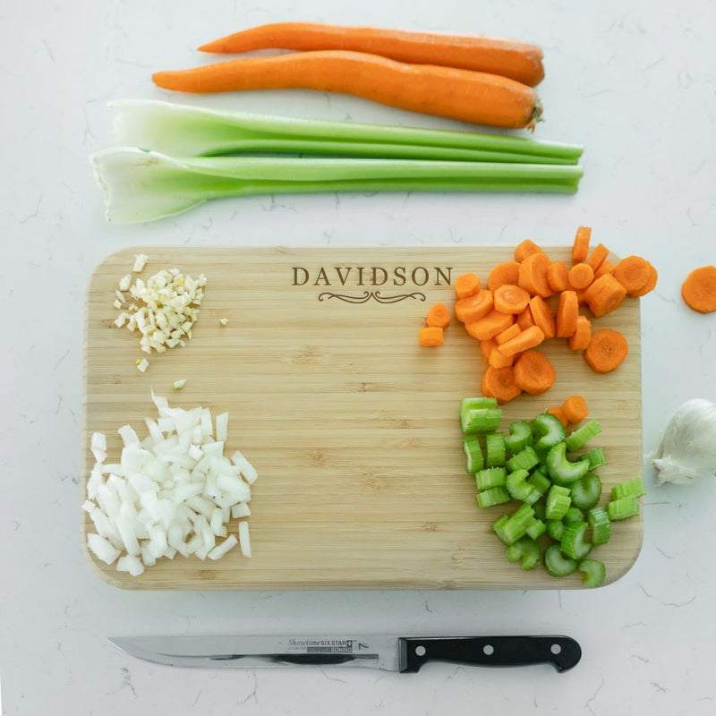 Personalized Raised Cutting Boards