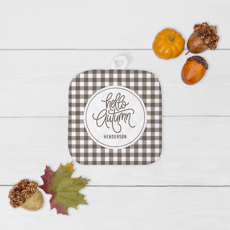 Personalized Thanksgiving Hot Pads