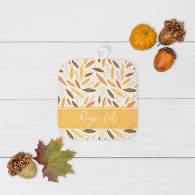Personalized Thanksgiving Hot Pads