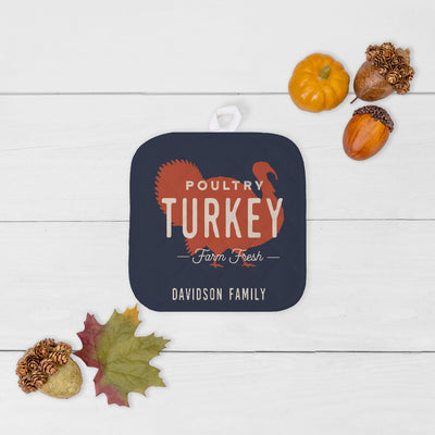 Personalized Thanksgiving Hot Pads