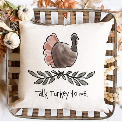 Non-Personalized Thanksgiving Throw Pillows (Insert Included)