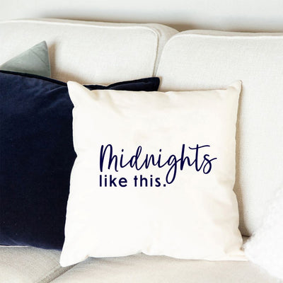 Personalized Midnights Throw Pillow Covers
