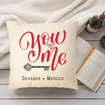 Personalized Valentine Throw Pillow Covers