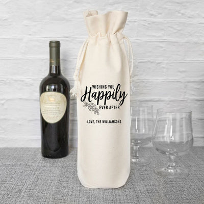 Personalized Wedding Wine Gift Bags