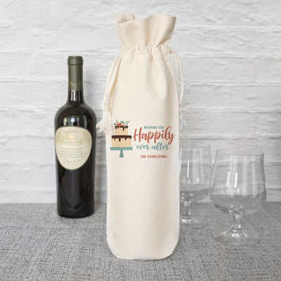 Personalized Wedding Wine Gift Bags