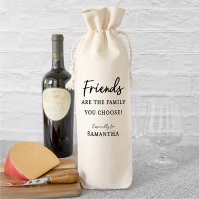 Personalized Friendsgiving Wine Gift Bags