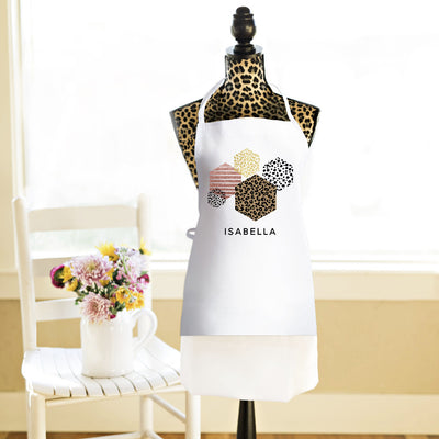 Personalized Animal Print Aprons