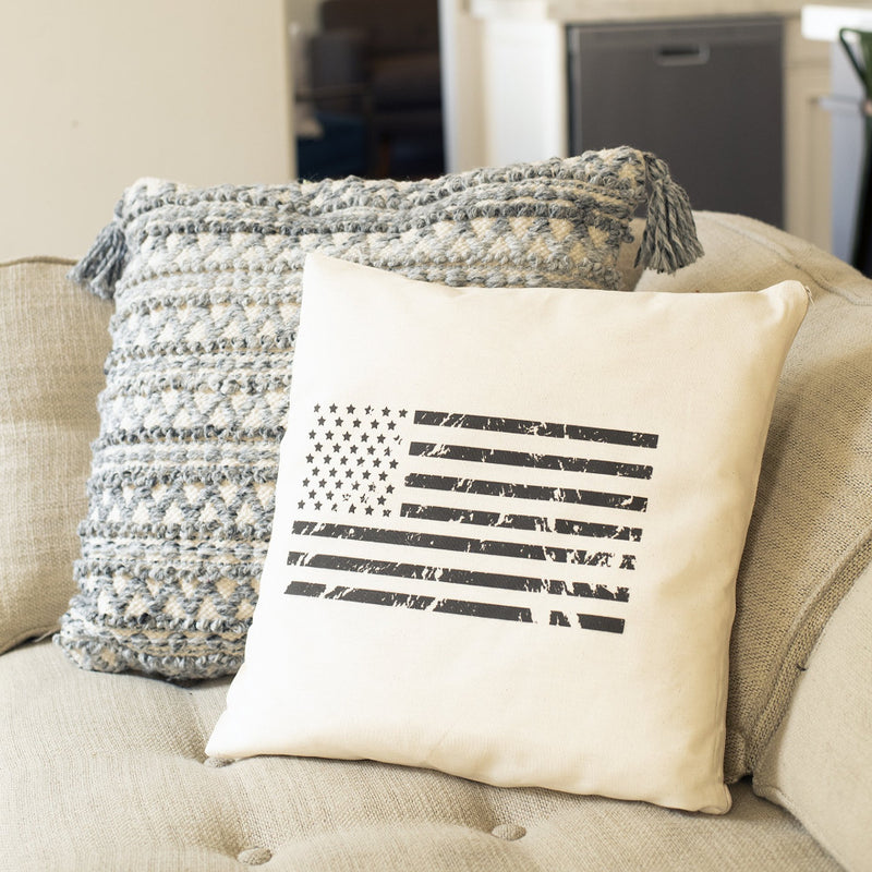 Patriotic Throw Pillow Covers (Non-Personalized)