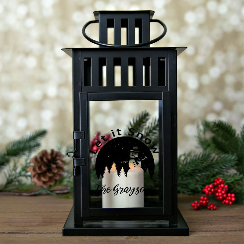 Personalized Holiday Lanterns
