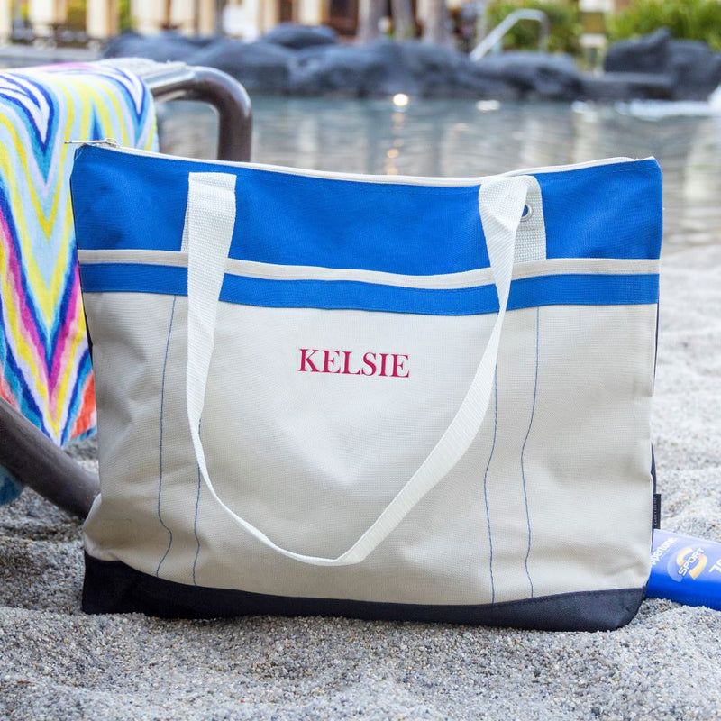 Personalized Tote Bag - Gym Bag - Monogrammed Tote