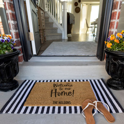 Personalized Laser Engraved Door Mats