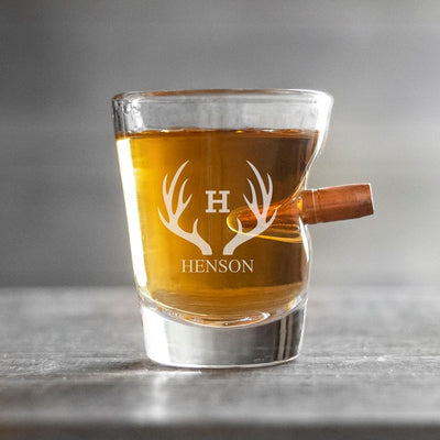 Personalized Bullet Shot Glass - 1.5 oz.
