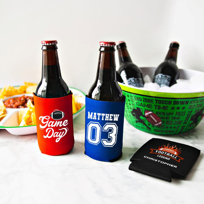Personalized Football Koozies