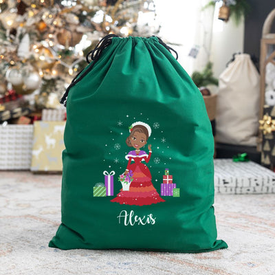 Personalized Princess Santa Bags (Cotton)