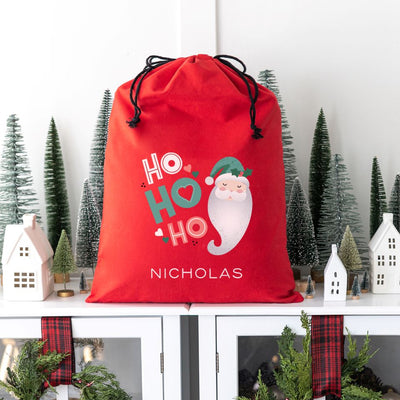 Personalized Kids' Santa Bags (Cotton)