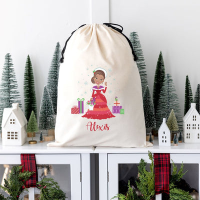 Personalized Princess Santa Bags (Cotton)