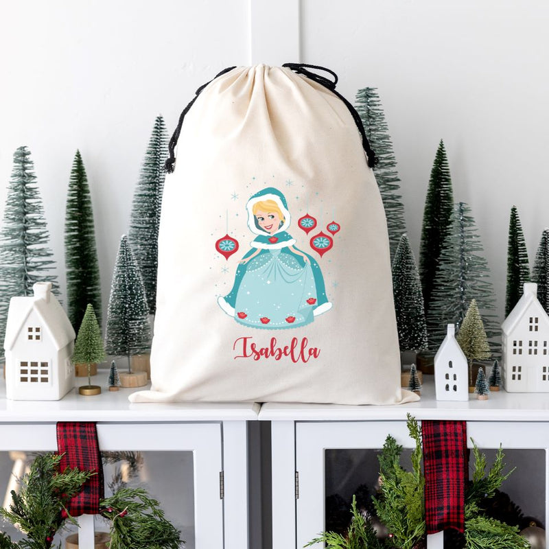 Personalized Princess Santa Bags (Cotton)