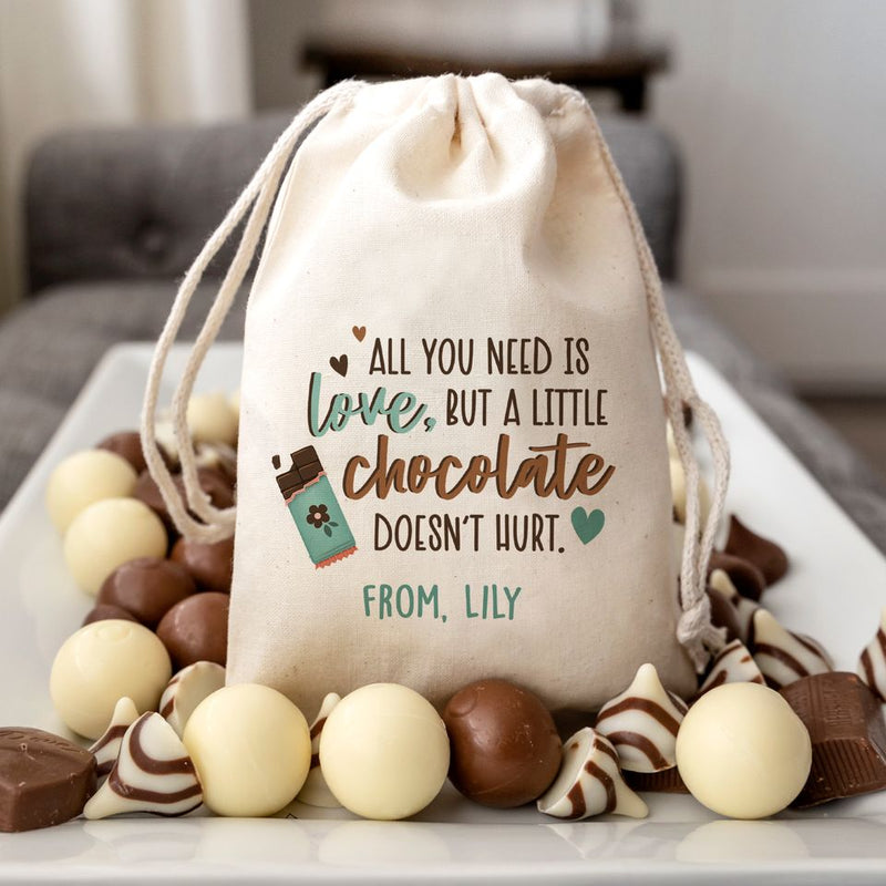 Personalized Chocolate Favor Bags