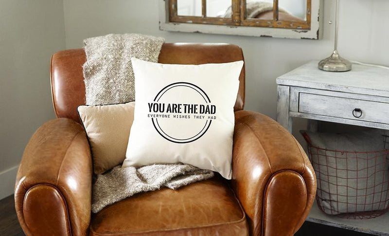 Personalized Throw Pillow Covers for Dad and Grandpa