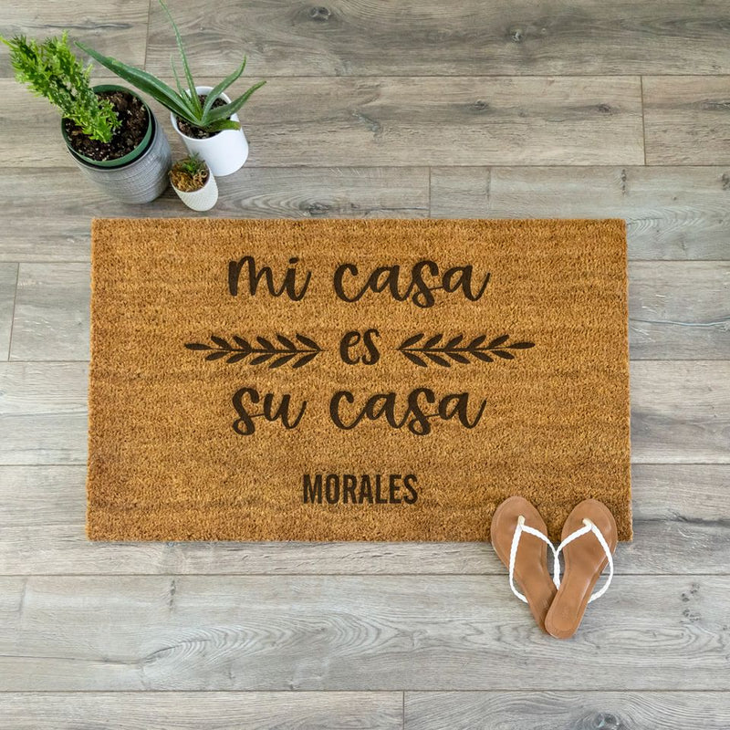Personalized Espanol Door Mats