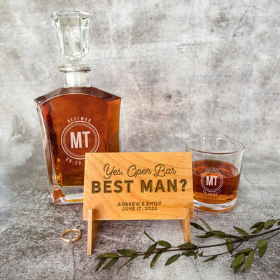 Personalized Groomsmen Proposal Postcards
