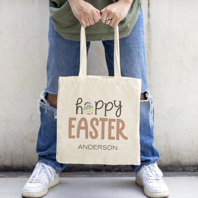 Personalized Chic Easter Tote Bags