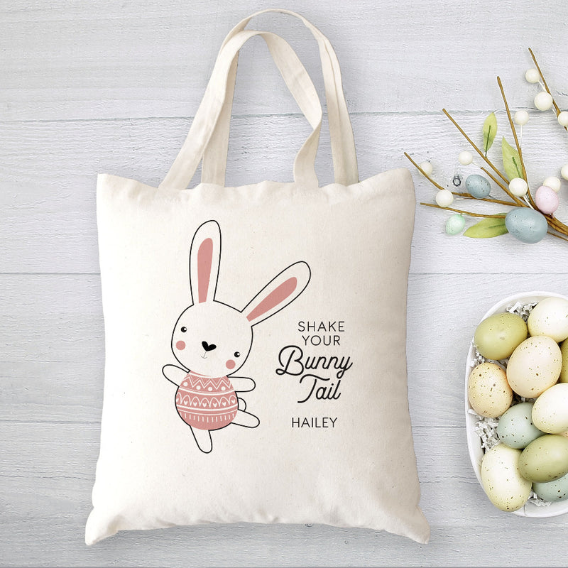 Personalized Chic Easter Tote Bags