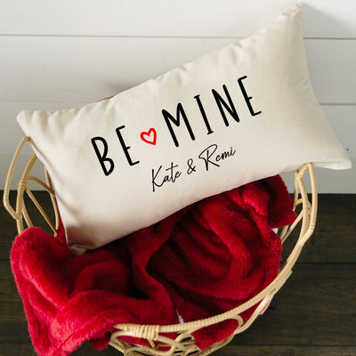 Personalized Valentine's Day Lumbar Pillow Covers