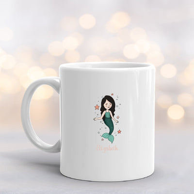 Personalized 11 oz. Mermaid Mugs