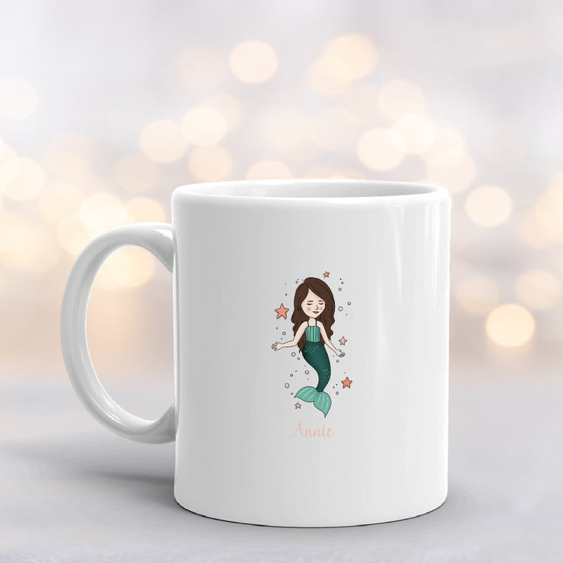 Personalized 11 oz. Mermaid Mugs