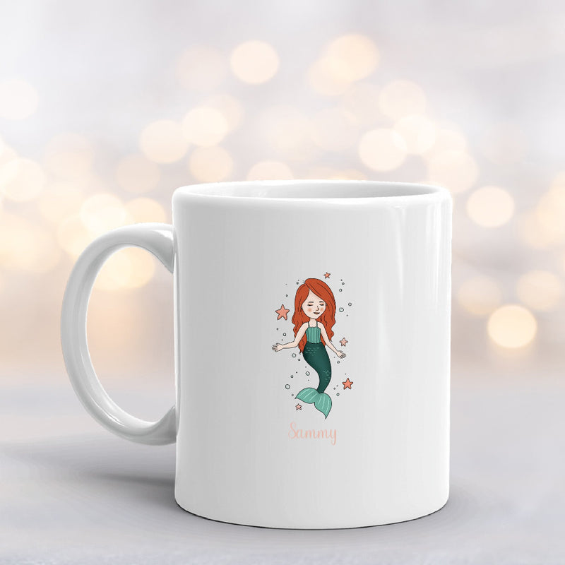 Personalized 11 oz. Mermaid Mugs