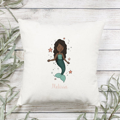 Personalized Mermaid Throw Pillow Covers