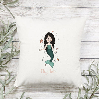 Personalized Mermaid Throw Pillow Covers