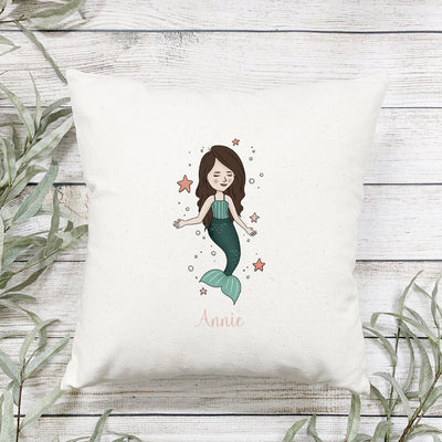 Personalized Mermaid Throw Pillow Covers