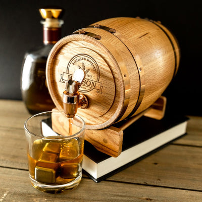 Personalized Mini Whiskey Barrel