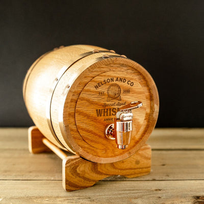 Personalized Mini Whiskey Barrel