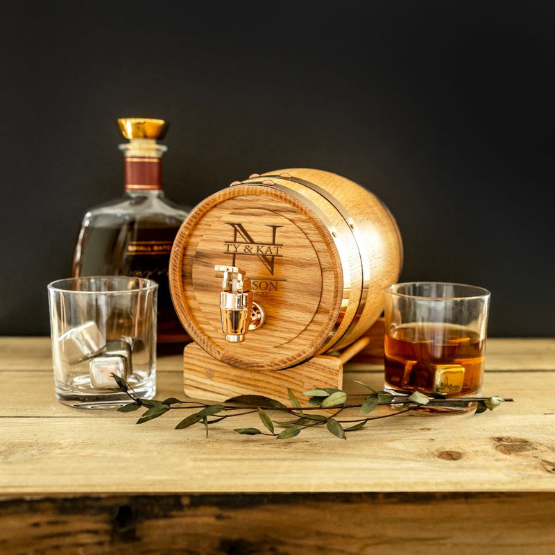 Personalized Mini Whiskey Barrel